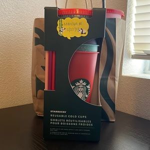 This reusable glitter cold cup pack is New never opened!